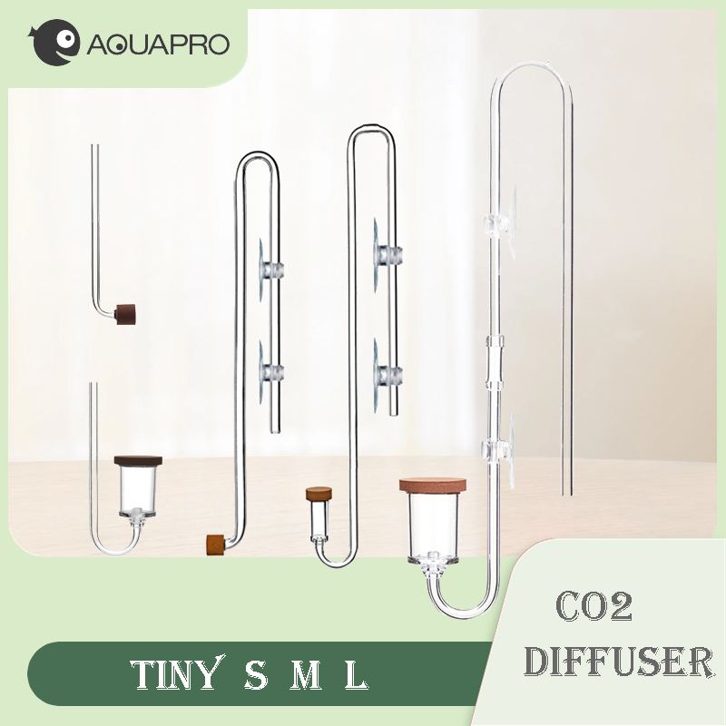 Marine Aquarium Equipment - Аквариумный диффузор CO2, аквариум, пузырь, мини-счетчик,
